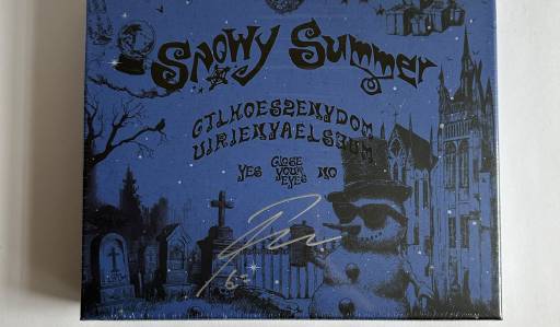 CLOSE YOUR EYES SUNGMIN SIGNED 2ND MINI ALBUM 'SNOWY SUMMER